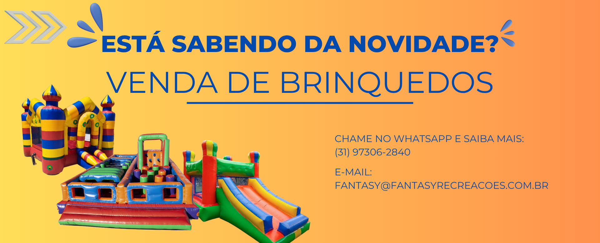 Fantasy Recreações - Aluguel de Brinquedos em Belo Horizonte