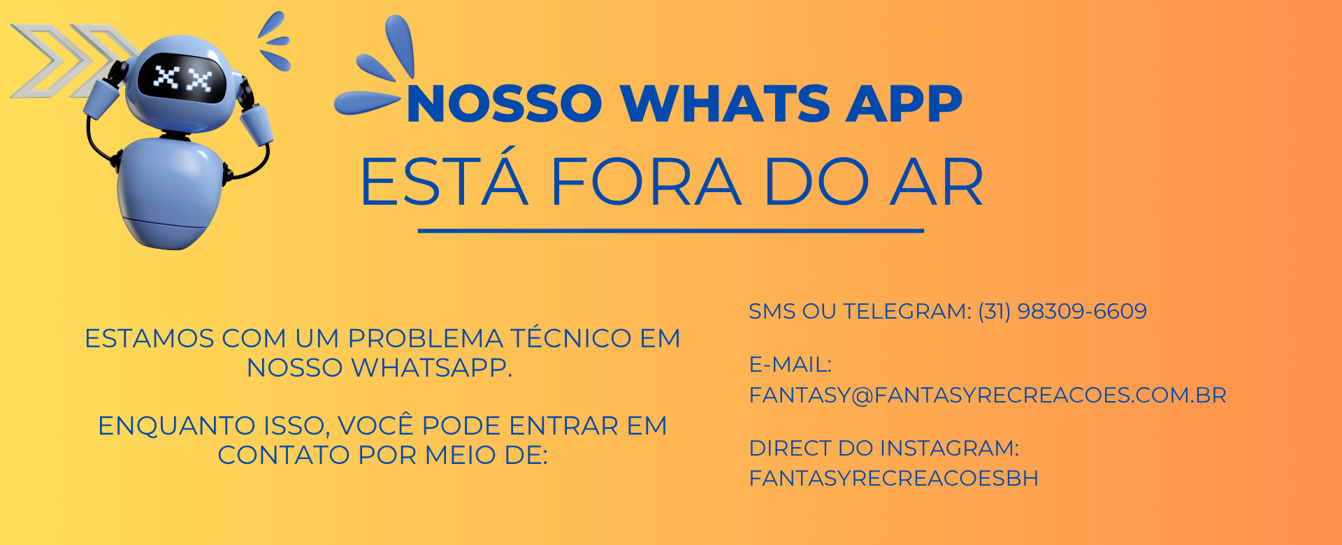 Fantasy Recreações - Aluguel de Brinquedos em Belo Horizonte