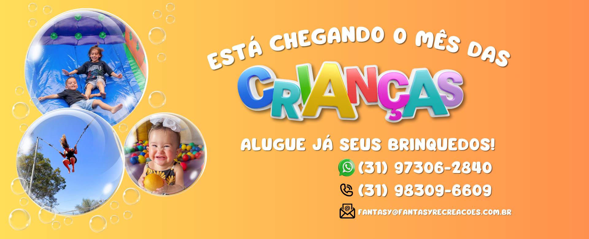 Fantasy Recreações - Aluguel de Brinquedos em Belo Horizonte